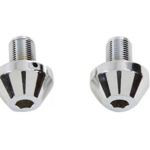Chrome 41mm Taper Top Socket Fork Caps for Harley-Davidson