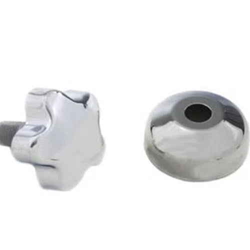 Chrome Fork Damper Knob with Cover for Harley-Davidson
