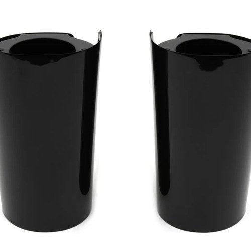 Black Fork Slider Cover Set for Harley-Davidson