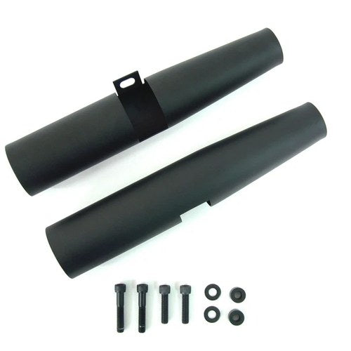 Black 39mm Fork Shrouds for Harley-Davidson