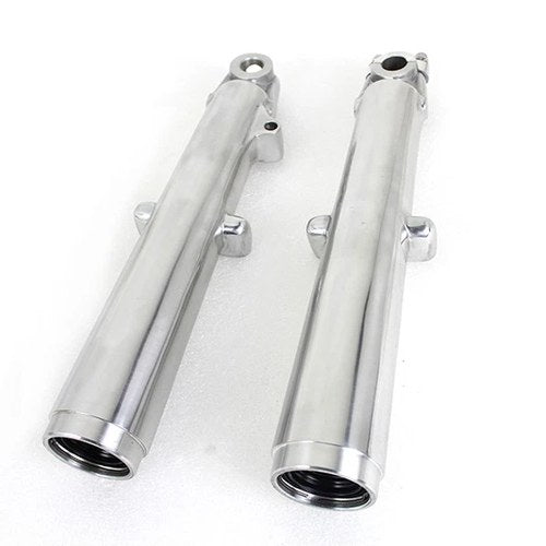 41mm Glide Fork Slider Set Polished for Harley-Davidson