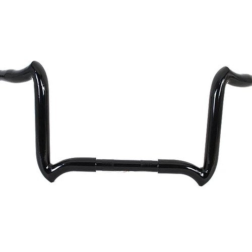 10 inch Road Glide Handlebar without Indents Black for Harley-Davidson