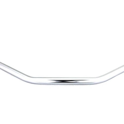 Flat Drag Handlebar without Indents Chrome for Harley-Davidson