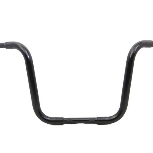 12-1/2 inch Buffalo Ape Hanger Handlebar with Indents Black for Harley-Davidson