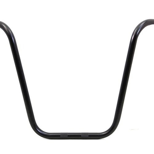 18 inch Ape Hanger Handlebar with Indents Black for Harley-Davidson