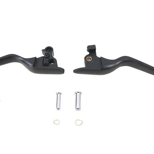Hand Lever Set Black for Harley-Davidson
