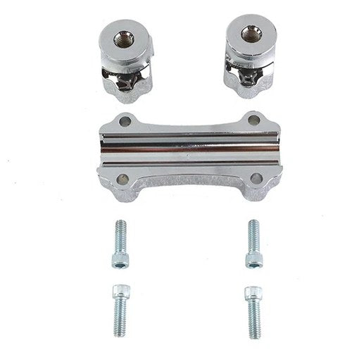 Fat 1 inch Riser Set Chrome for Harley-Davidson