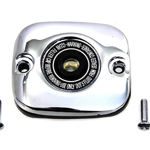 Chrome Plated Handlebar Master Cylinder Cover for Harley-Davidson