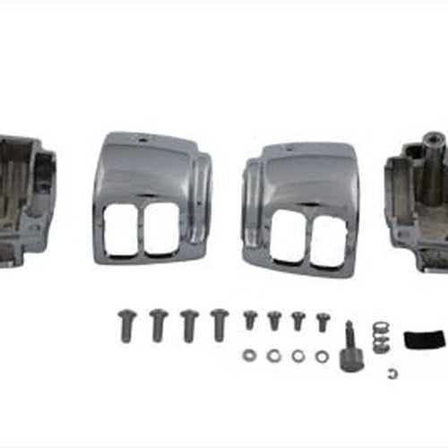 Handlebar Switch Housing Kit Chrome for Harley-Davidson