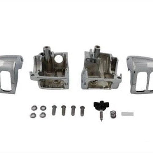 Handlebar Control Switch Housing Kit Chrome for Harley-Davidson