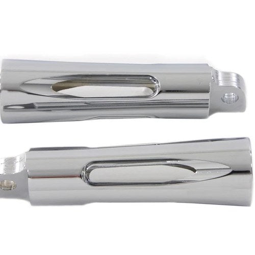 Chrome Milled Style Footpeg Set for Harley-Davidson