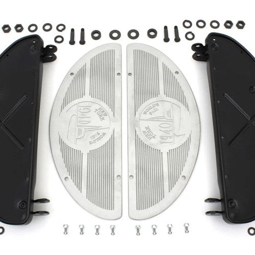 World's Fair Half Moon Footboard Kit for Harley-Davidson