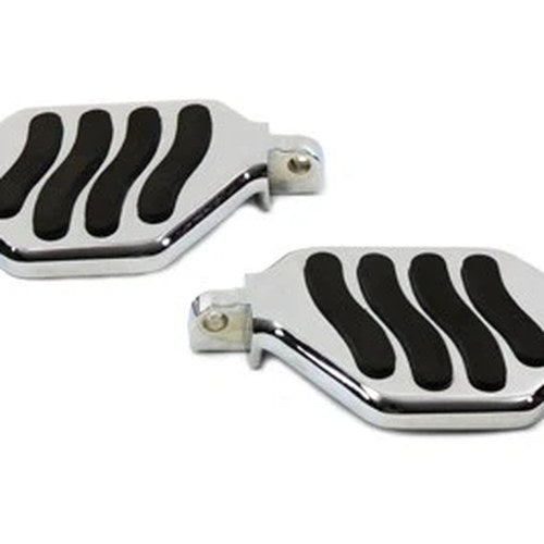Chrome Mini Peg-board Set with Wave Design for Harley-Davidson