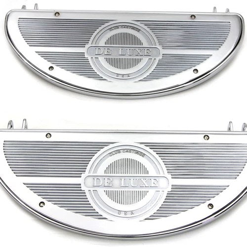 Half Moon Footboard Set Chrome for Harley-Davidson