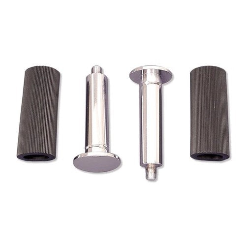 Rear Buddy Seat Footpeg Set Chrome for Harley-Davidson