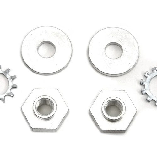 Cadmium Spotlamp Fork Bracket Bolt and Nut Kit for Harley-Davidson
