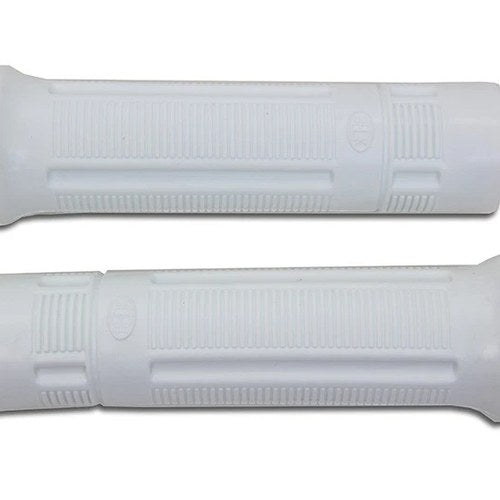 White Beck Plastic Grip Set for Harley-Davidson