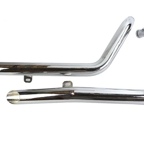 Exhaust Drag Pipe Set Side Slash Style for Harley-Davidson