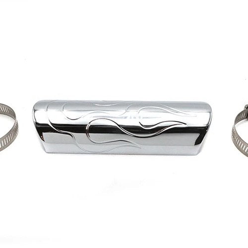 Exhaust Heat Shield Flame Style for Harley-Davidson