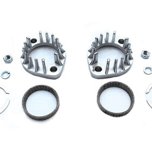 Finned Exhaust Port Flange Kit for Harley-Davidson