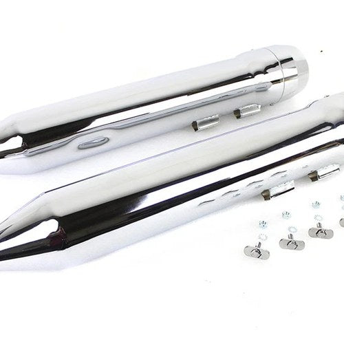 Grenade Muffler Set Chrome for Harley-Davidson