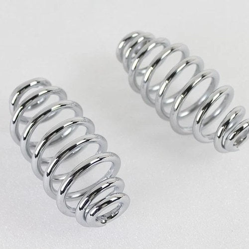 Chrome 5 inch Seat Spring Set for Harley-Davidson