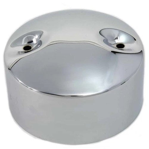 Chrome Generator 3-Brush End Cover for Harley-Davidson