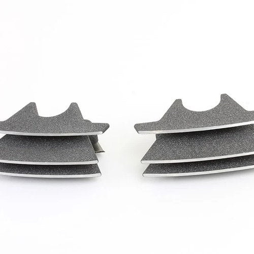 M8 Finned Spark Plug Cover Set Granite for Harley-Davidson