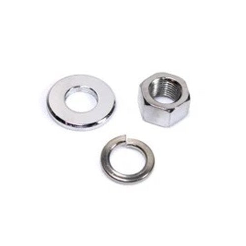 Chrome Front Axle Nut and Washer Kit for Harley-Davidson