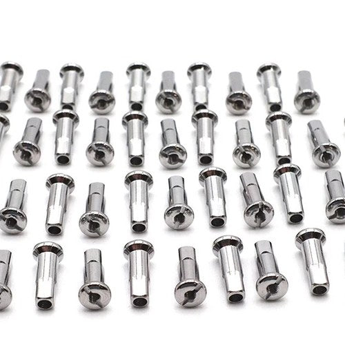 Spoke 40 Piece Chrome Nipple Set for Harley-Davidson