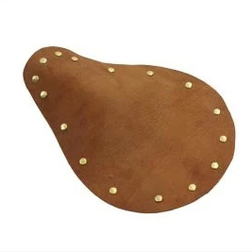 Bare Bones Brown Leather Solo Seat for Harley-Davidson