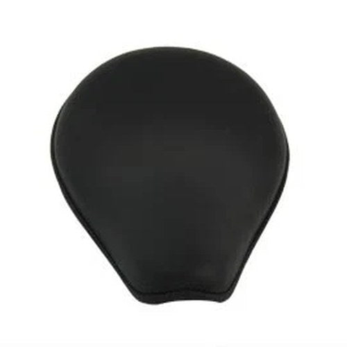 Velocipede Black Leather Solo Seat for Harley-Davidson
