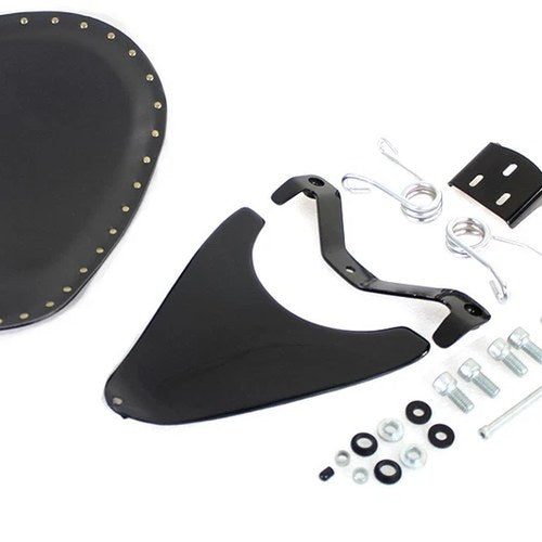 Spring Mount Bates Bobber Solo Seat Kit for Harley-Davidson