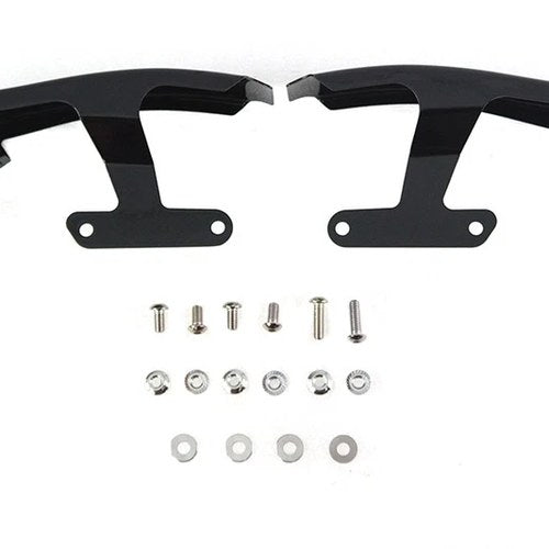 Black Saddlebag Filler Strip Set for Harley-Davidson