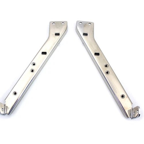 Chrome Saddlebag Guard Kit Brackets for Harley-Davidson