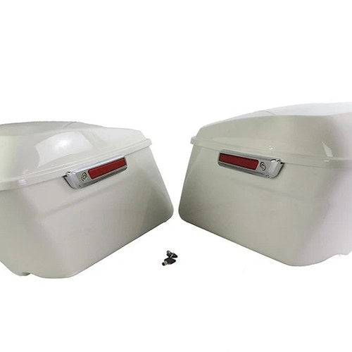 Saddlebag Kit White for Harley-Davidson