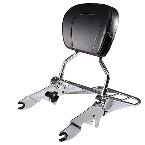 Chrome Sissy Bar and Rack for Harley-Davidson