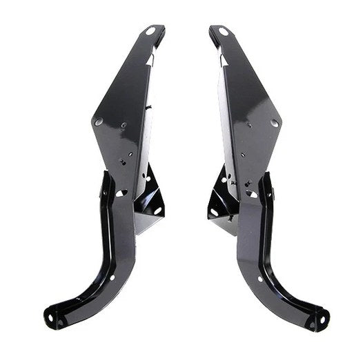 Heavy Duty Outer Fairing Support Bracket Set Black for Harley-Davidson
