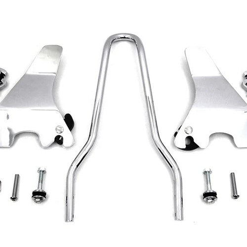 16 inch Sissy Bar Kit Chrome for Harley-Davidson