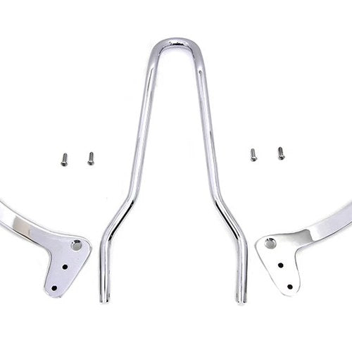 16 inch Sissy Bar Kit Chrome for Harley-Davidson