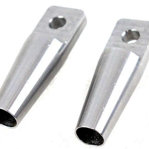 Sissy Bar Fab End Set Raw for Harley-Davidson