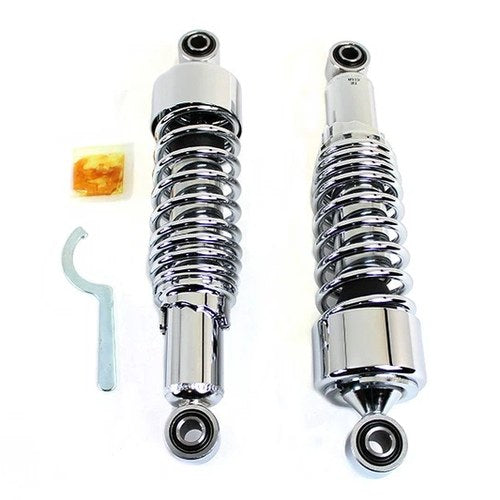 12 inch Dura Aee Series Shocks Chrome for Harley-Davidson