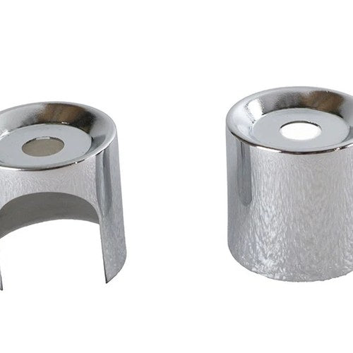 Shock Stud Cover Set Upper Chrome for Harley-Davidson