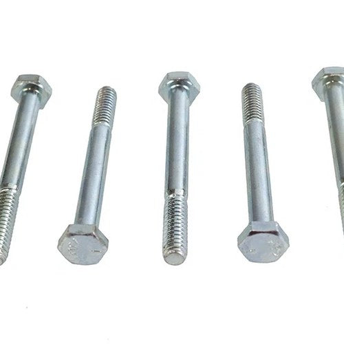 Zinc Hex Cap Bolts 1/4 inch-20 x 2-1/2 inch for Harley-Davidson