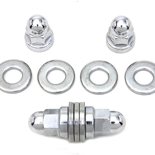 Top Motor Mount Acorn Bolts and Washers for Harley-Davidson
