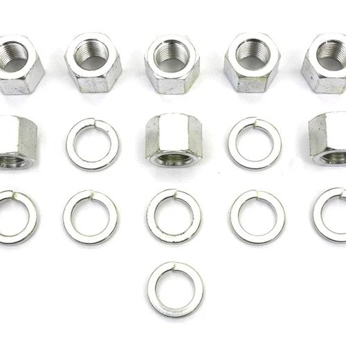 Zinc Plated Cylinder Base Nuts and Washers fits Harley Davidson