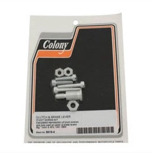 Cadmium Lever Pivot Screw Kit for Harley-Davidson