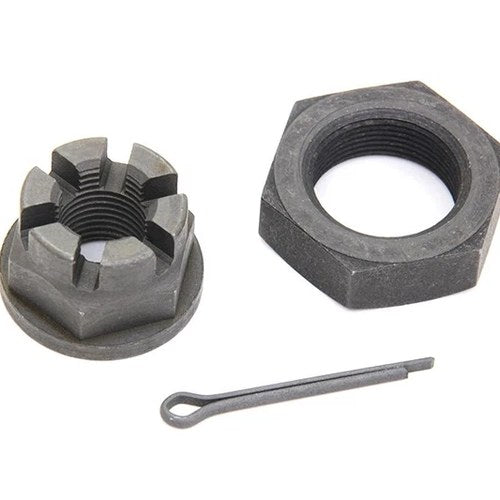 Front Axle Nut Kit Parkerized for Harley-Davidson