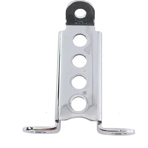 Bates Bottom Mount Bracket Chrome for Harley-Davidson