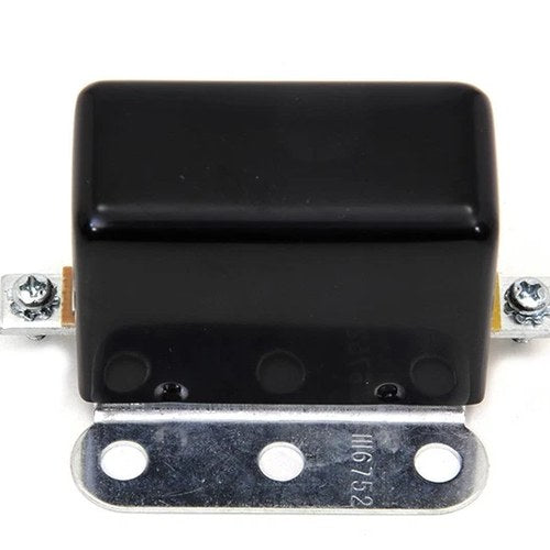 Black Look-A-Like 6 Volt 3-Brush Relay for Harley-Davidson